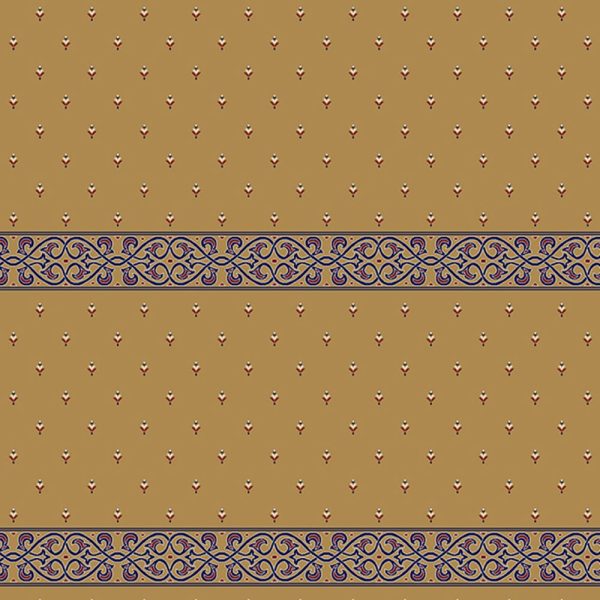 MyFloor S102 Mustard Mosque and Masjid Carpet