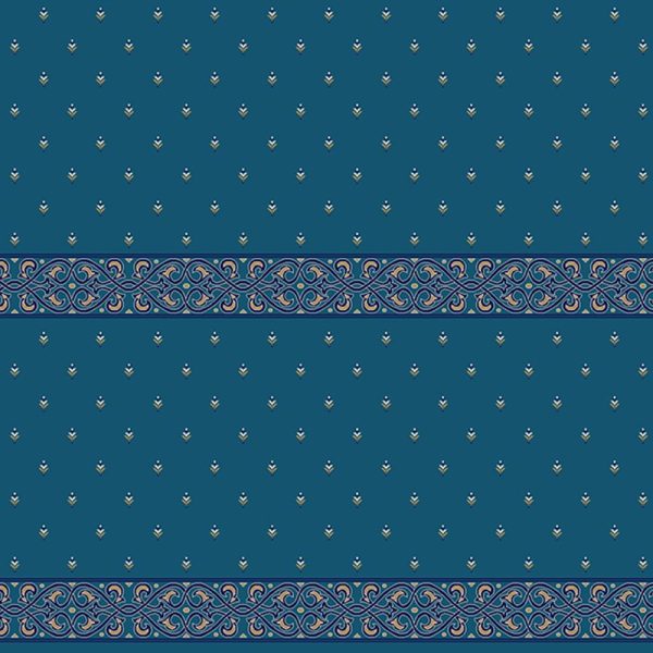 MyFloor S102 Dark Blue Mosque and Masjid Carpet