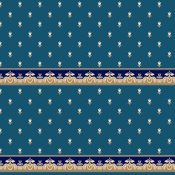 MyFloor S129 Dark Blue Mosque and Masjid Carpet