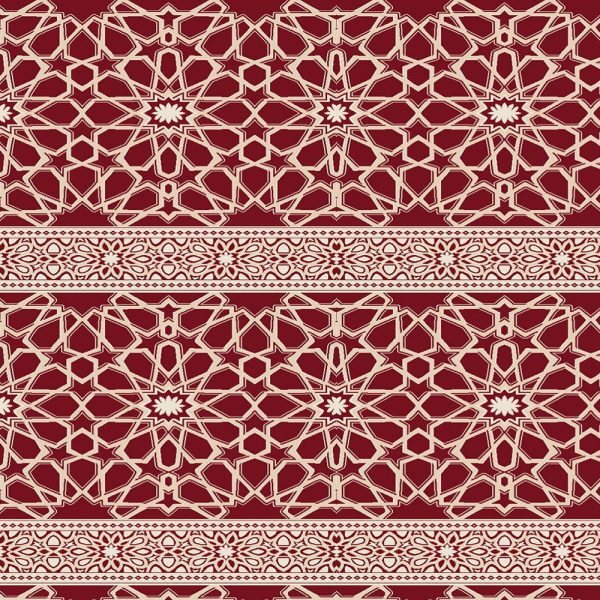 MyFloor S131 Bordeaux Mosque and Masjid Carpet