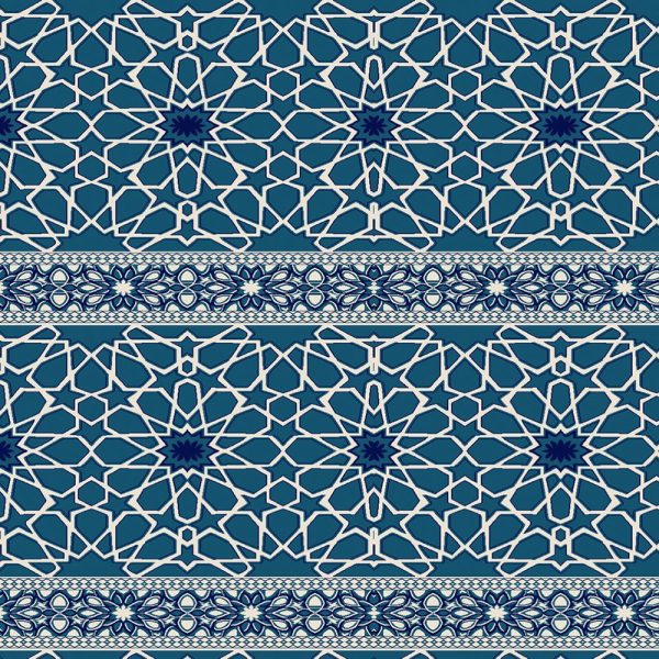 MyFloor S131 Dark Blue Mosque and Masjid Carpet