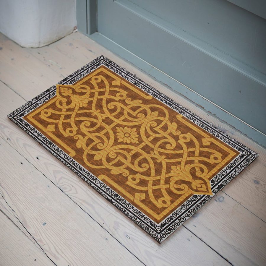 Anatolian Patterned Rubber Door Front Mat