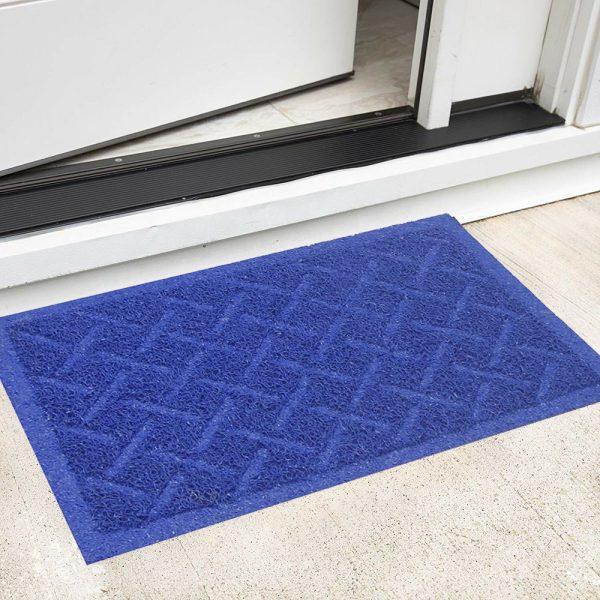 Patterned Curly Door Mat