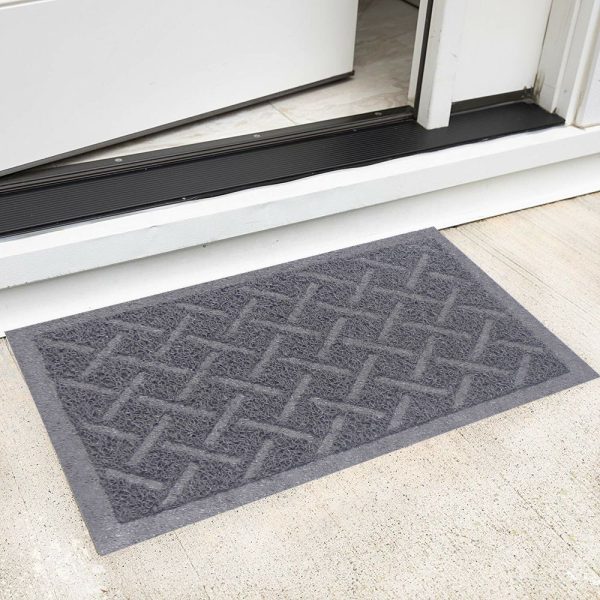 Patterned Curly Door Mat