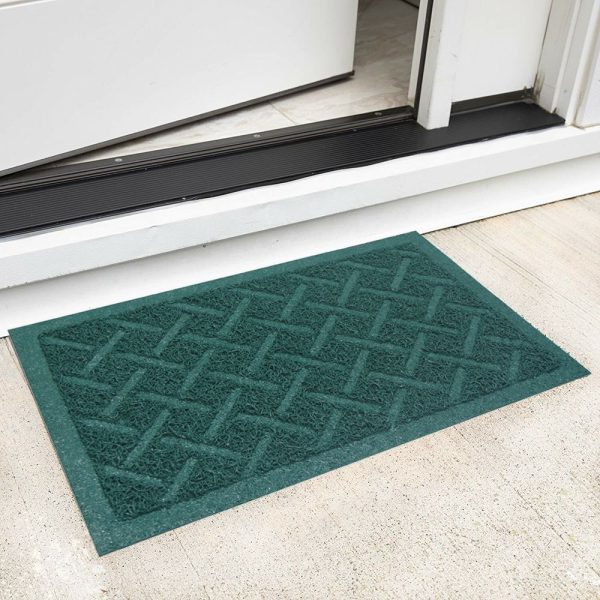 Patterned Curly Door Mat