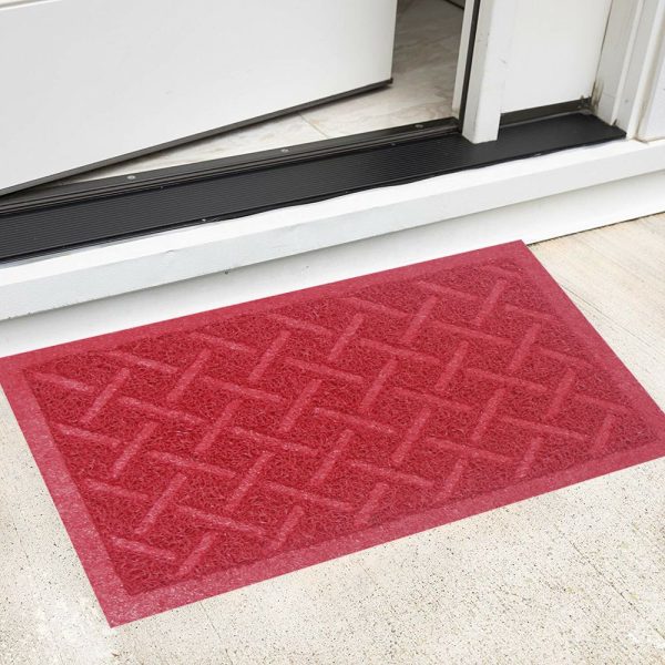 Patterned Curly Door Mat