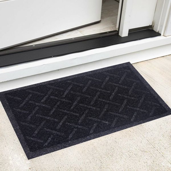 Patterned Curly Door Mat