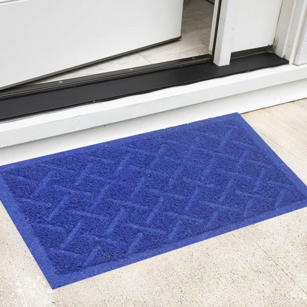 Patterned Curly Door Mat