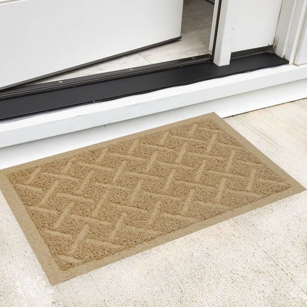 Patterned Curly Door Mat
