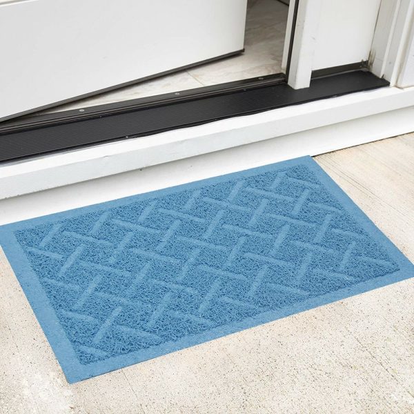 Patterned Curly Door Mat