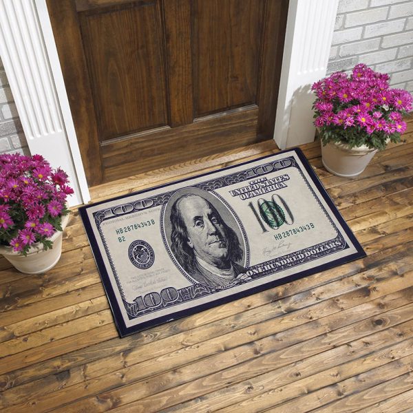 Dollar Printed Rubber Door Mat
