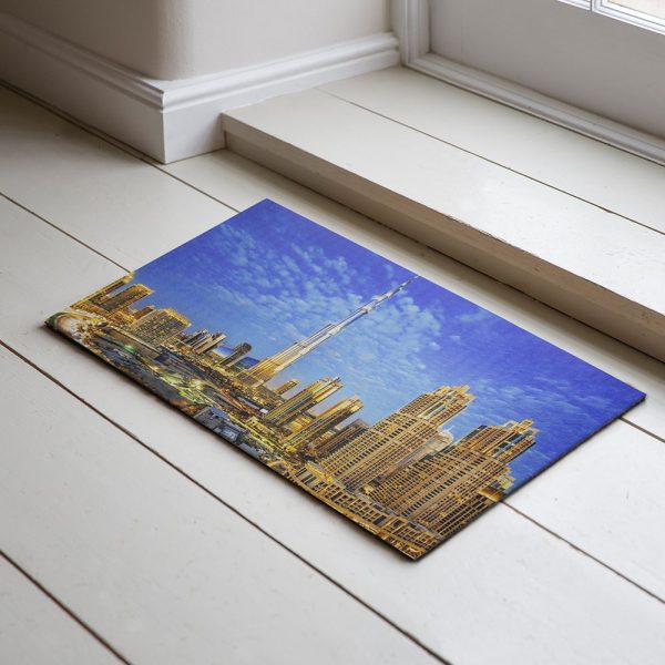 Dubai Printed Rubber Door Mat