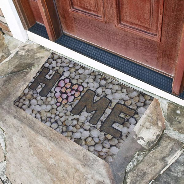 Home Written Patterned Rubber Door Front Mat