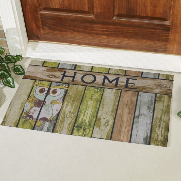 Home Written Rubber Door Front Mat