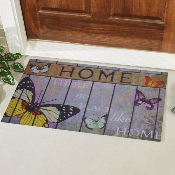 Home Written Rubber Door Front Mat
