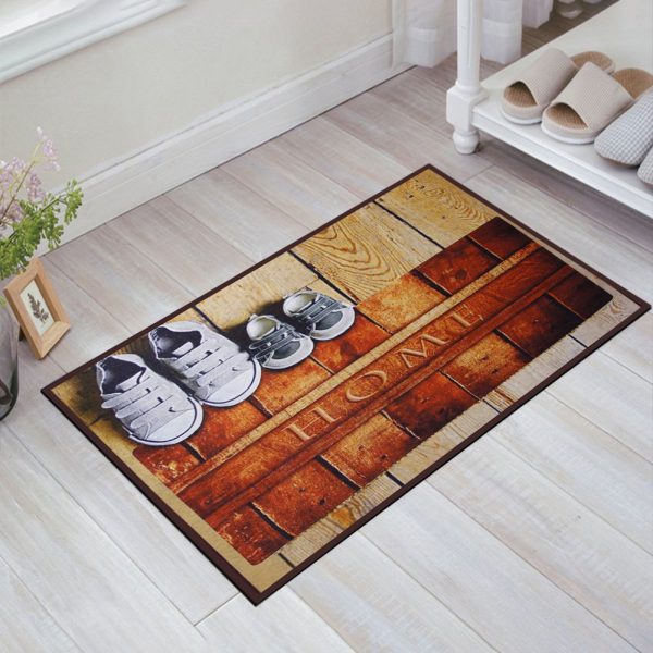 Home Written Rubber Door Front Mat