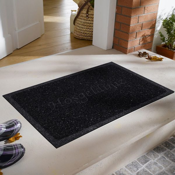 Welcome Printed Curly Door Mat