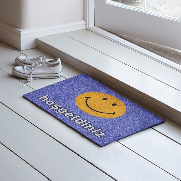 Welcome Written Rubber Door Mat