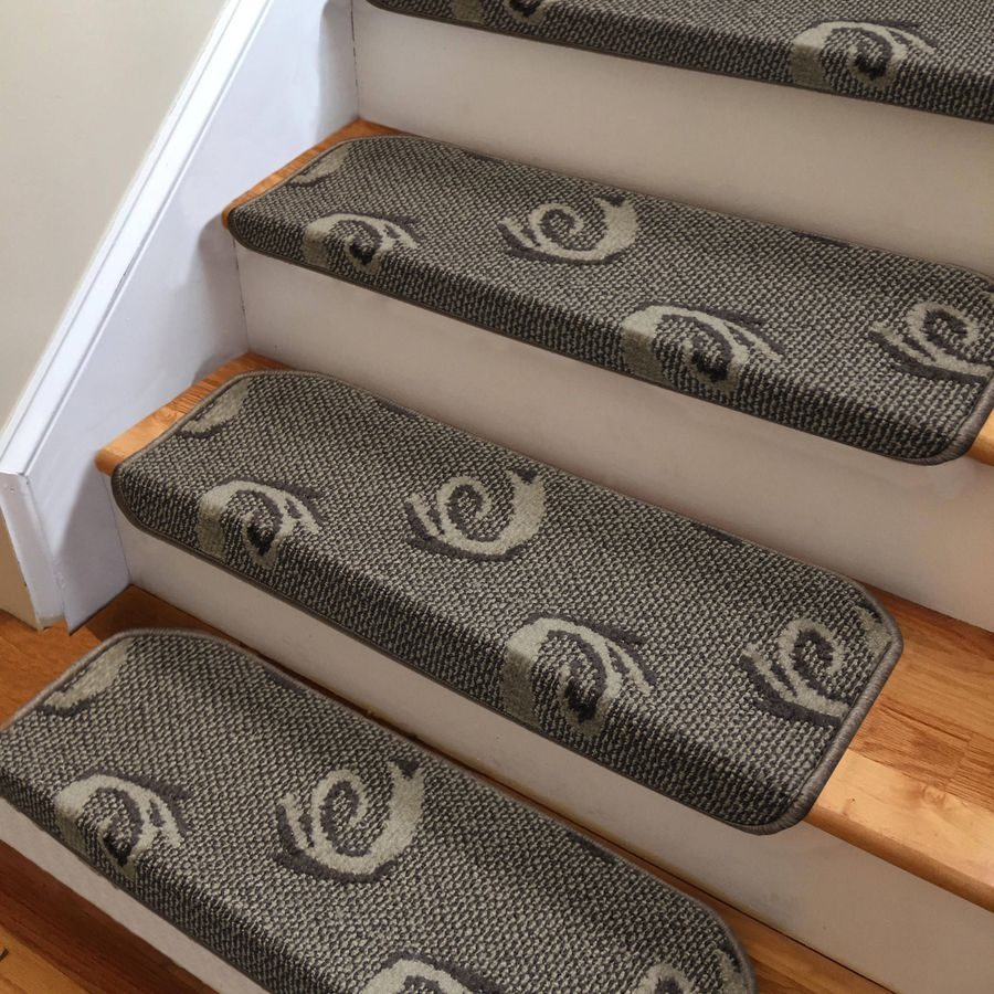 Brown Self Adhesive Stair Step Mat / Carpet