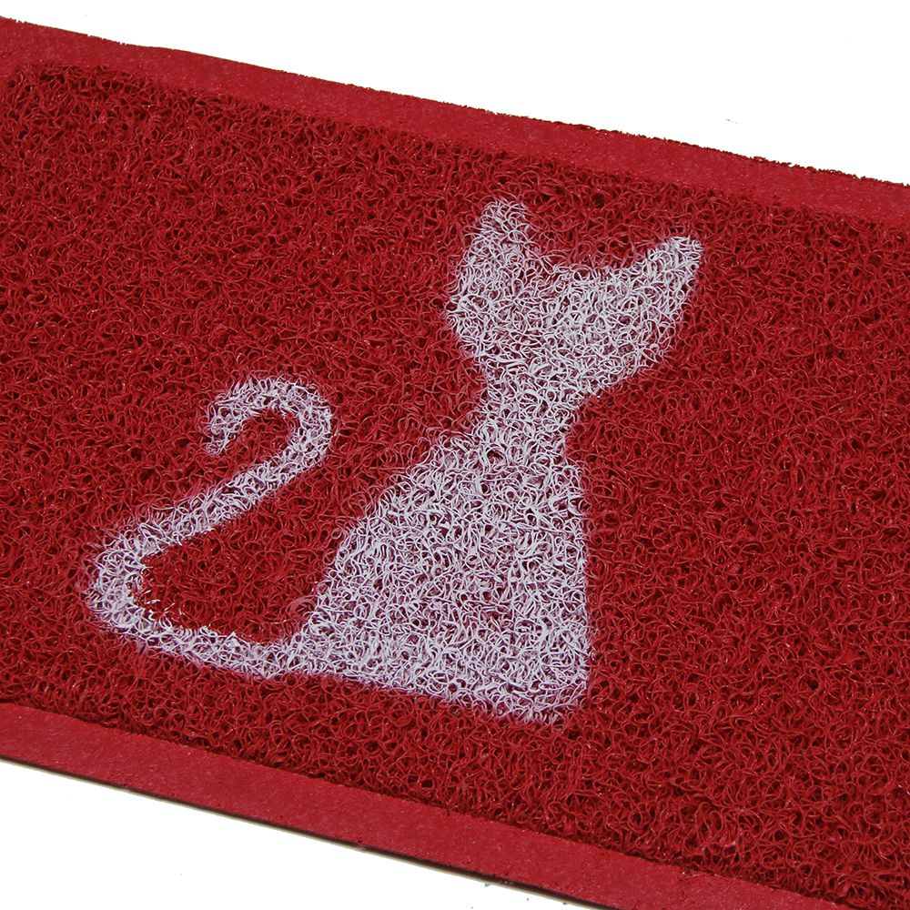 Cat Patterned Curly Door Mat - Image 2