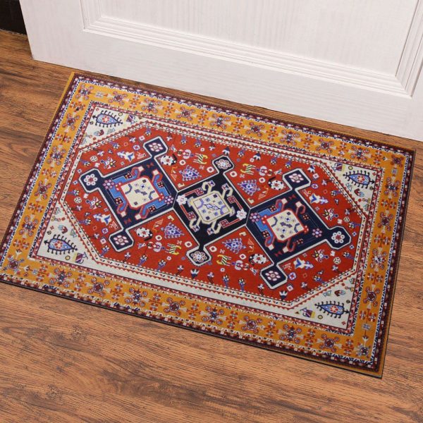 Kilim Patterned Household Rubber Door Front Mat