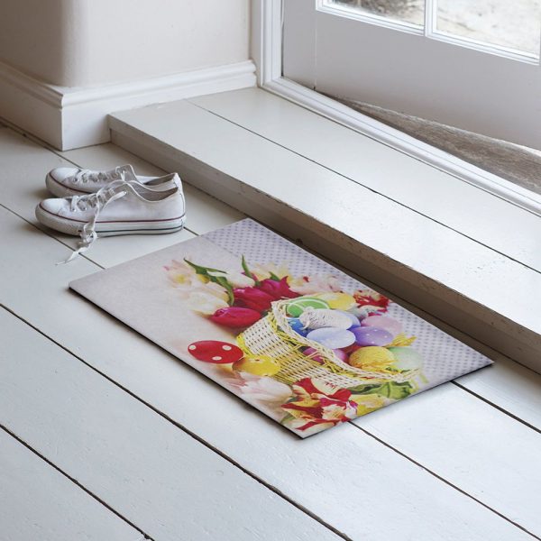 Easter Printed Rubber Door Mat