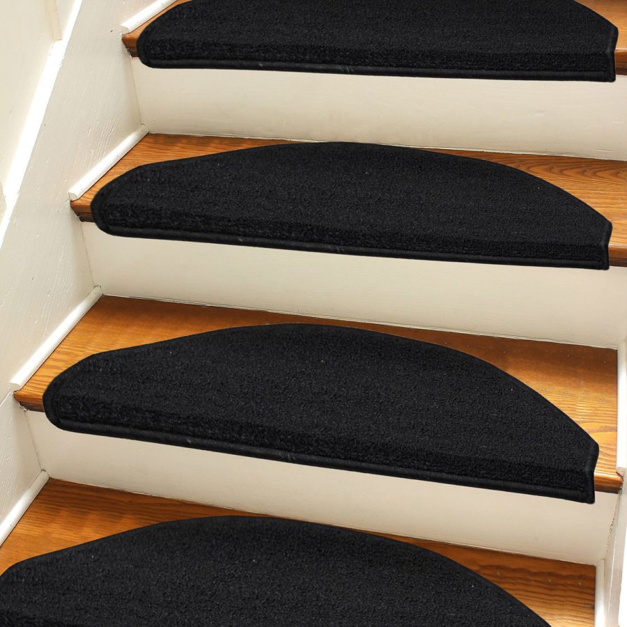Black Self Adhesive Stair Step Mat / Carpet