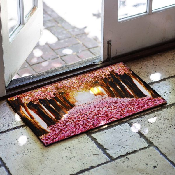 Road Printed Rubber Door Front Mat