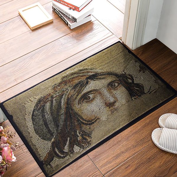 Zeugma Gypsy Girl Printed Rubber Door Mat
